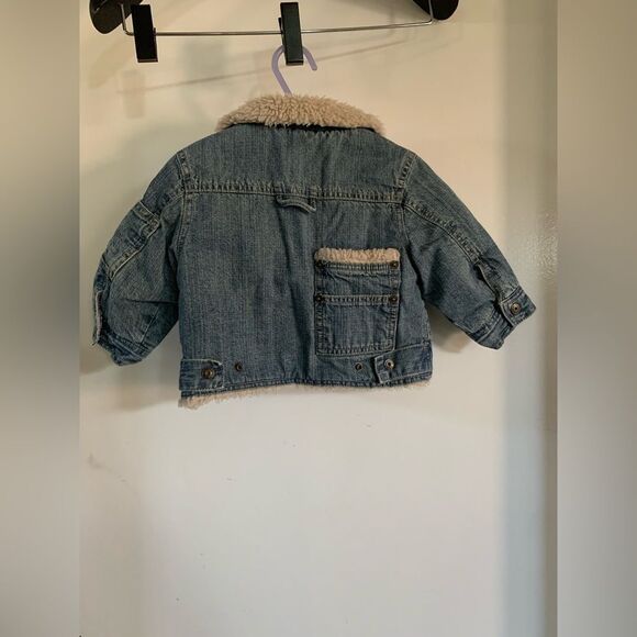 Mish Jeans Mish Boys Faux Fur Lined Denim Jacket Size 12MOS - Picture 8 of 9